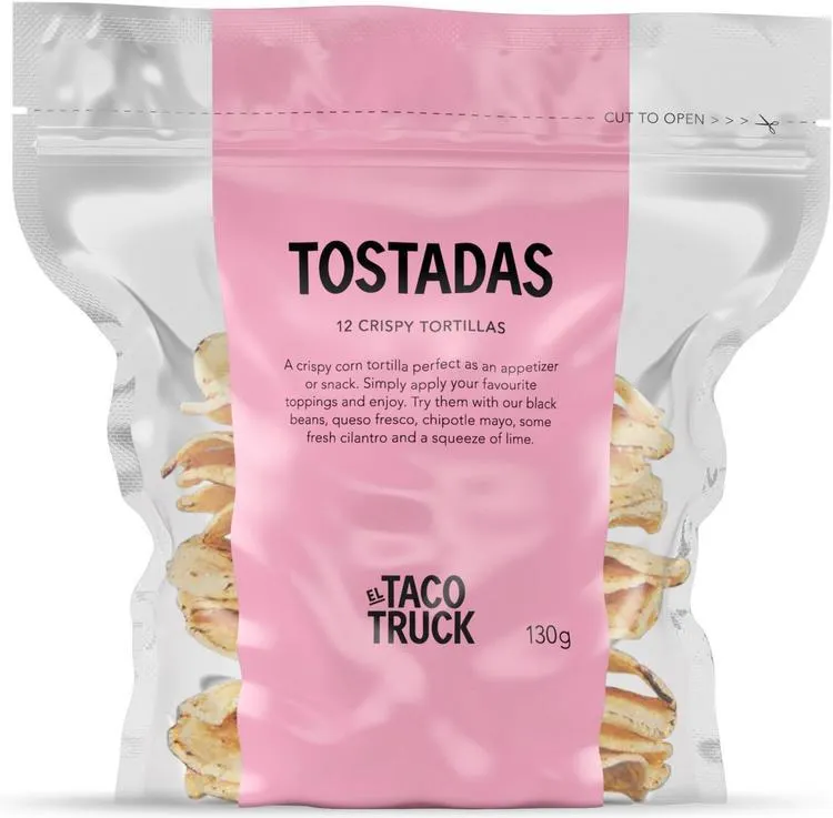 Tostadas - Paistettu maissitortilla