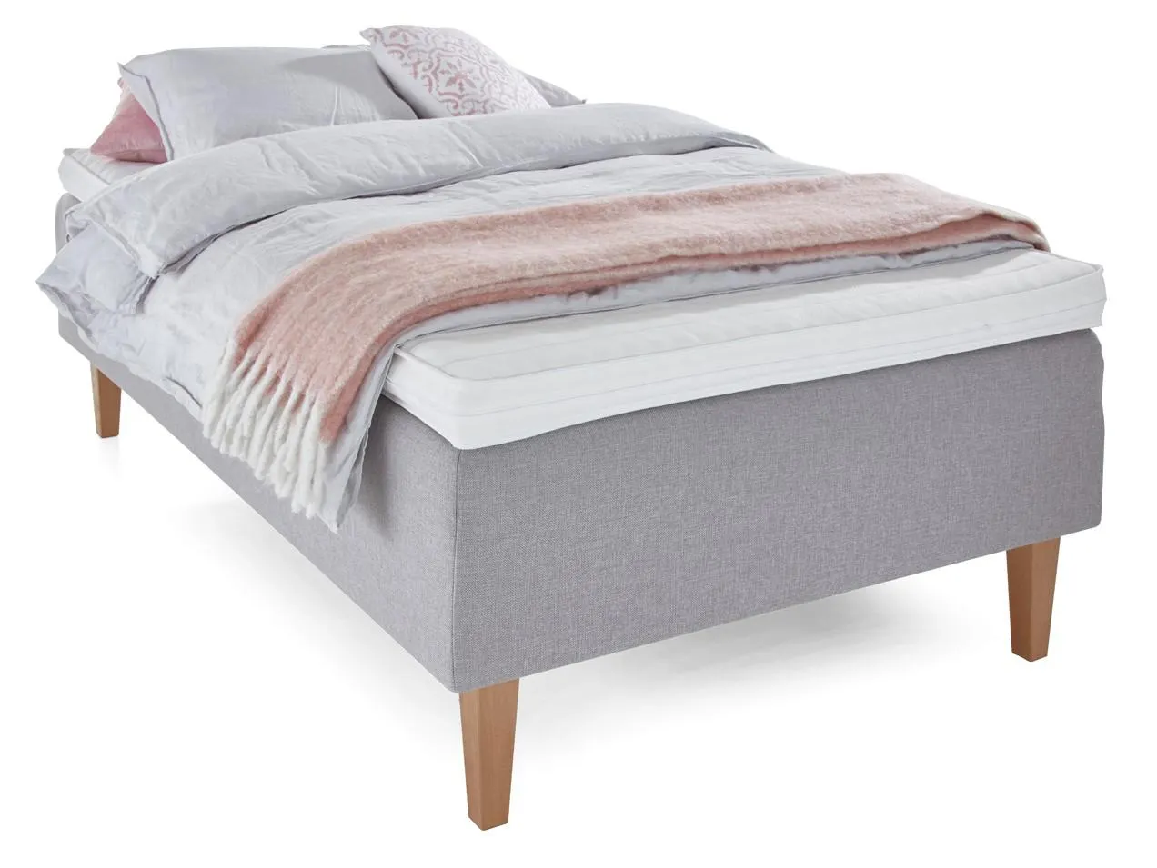 OLIVER-runkopatja 120 x 200 cm (jalkasarjalla, ilman sijauspatjaa, verhoilu Soul)