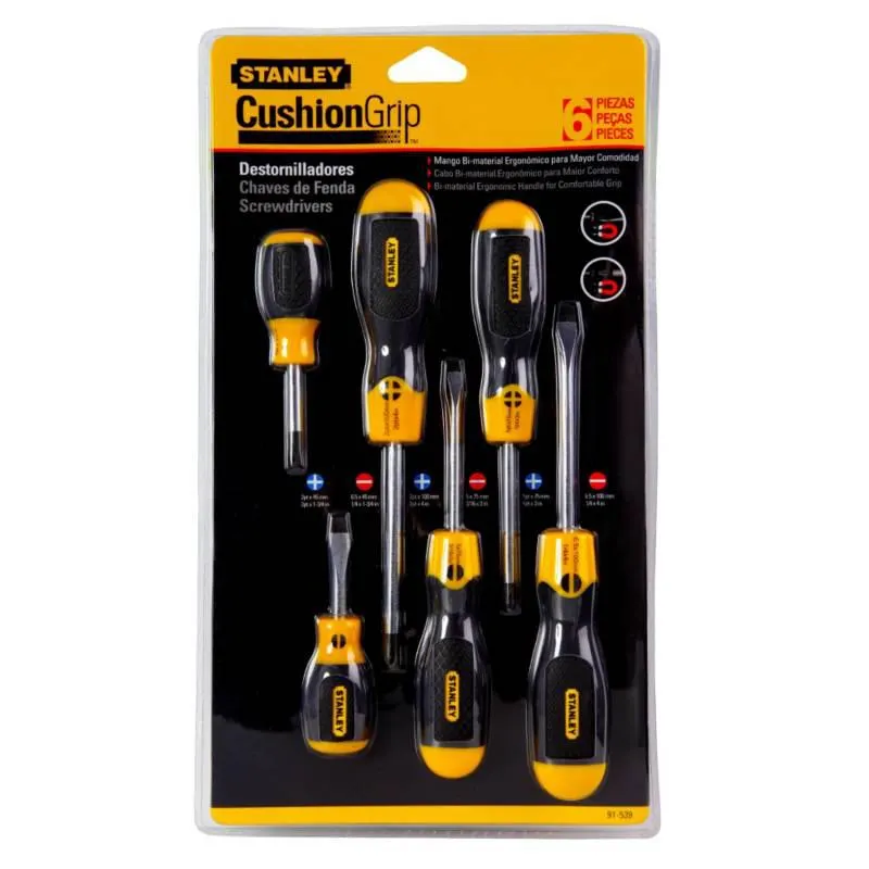 Set Desarmador 6 Piezas Stanley