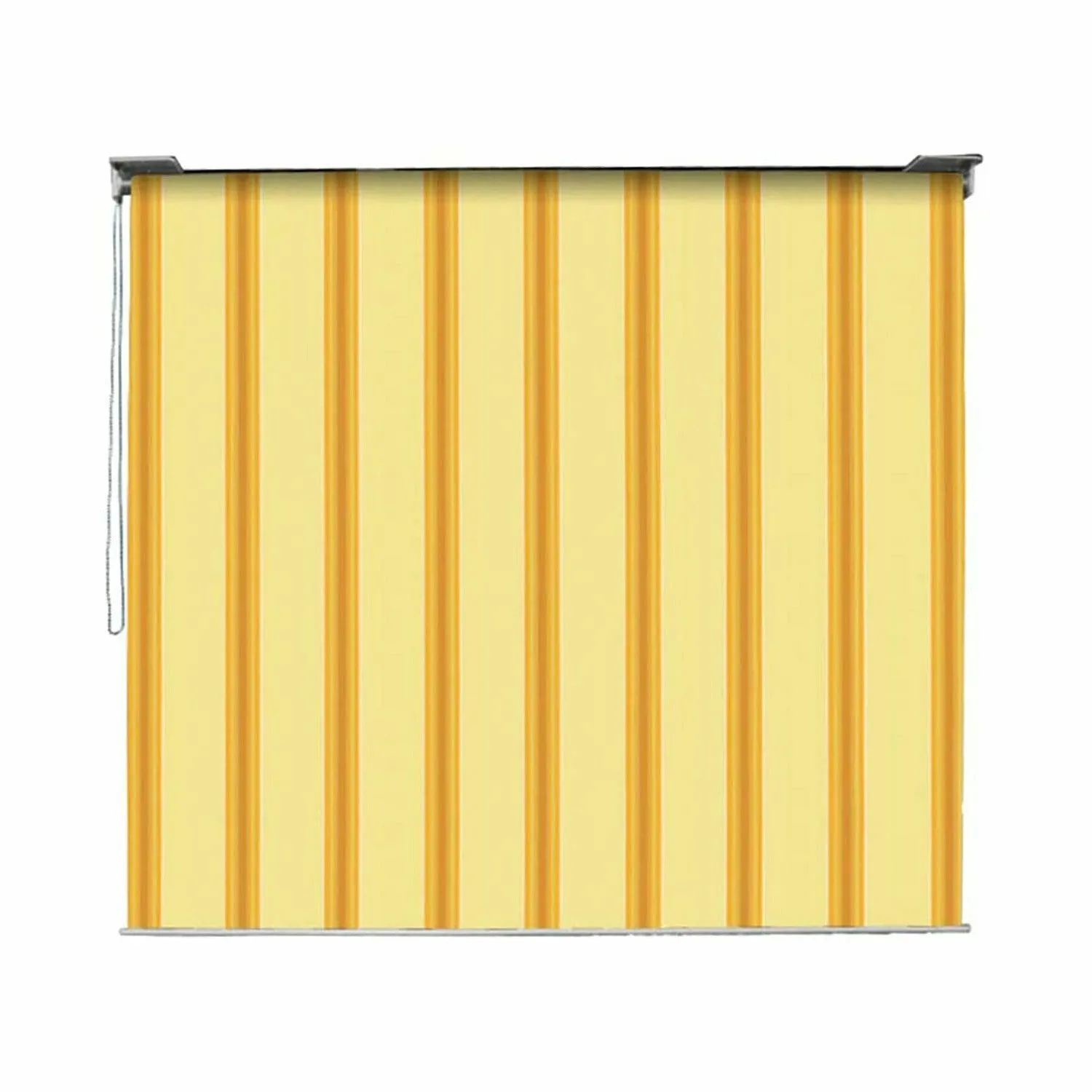 Tenda da sole Mykonos a caduta con catenella colore beige e ocra