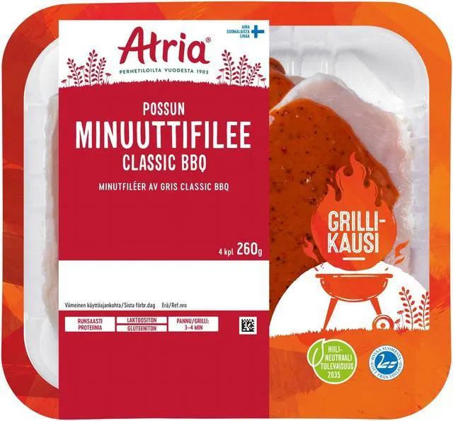 Atria Possun Minuuttifilee Classic BBQ 260g