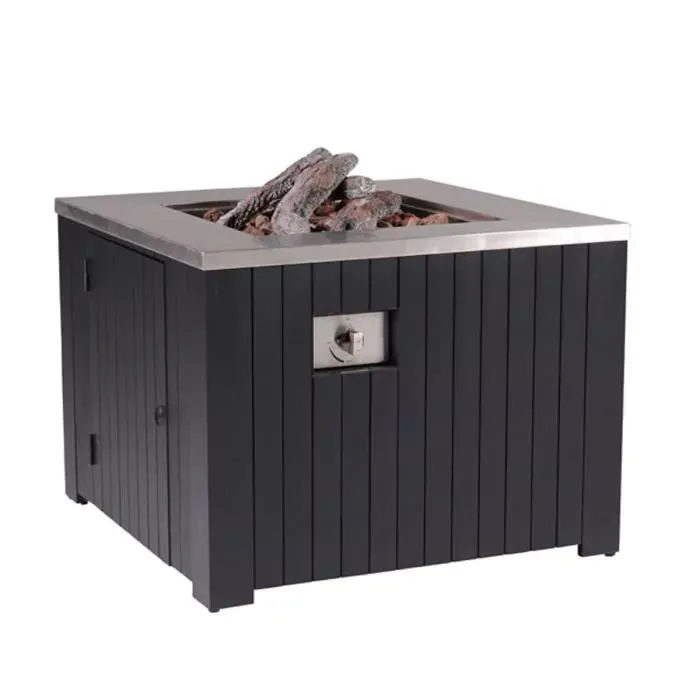 Cozy Living Faro gas vuurtafel 80x80 cm