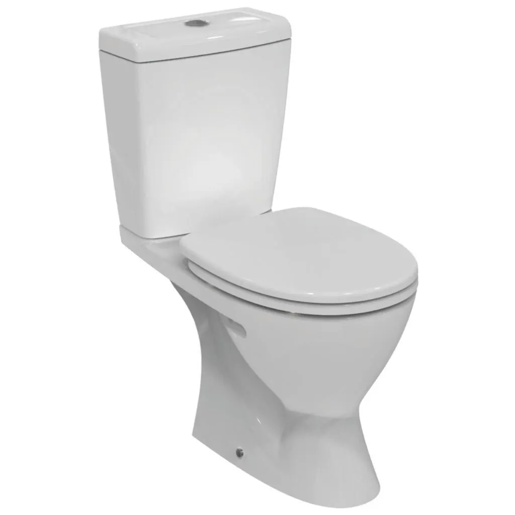 WC-istuin Eurovit IdealStandard, pohjasisääntulo, pystysuora ulostulo, Soft Close kansi