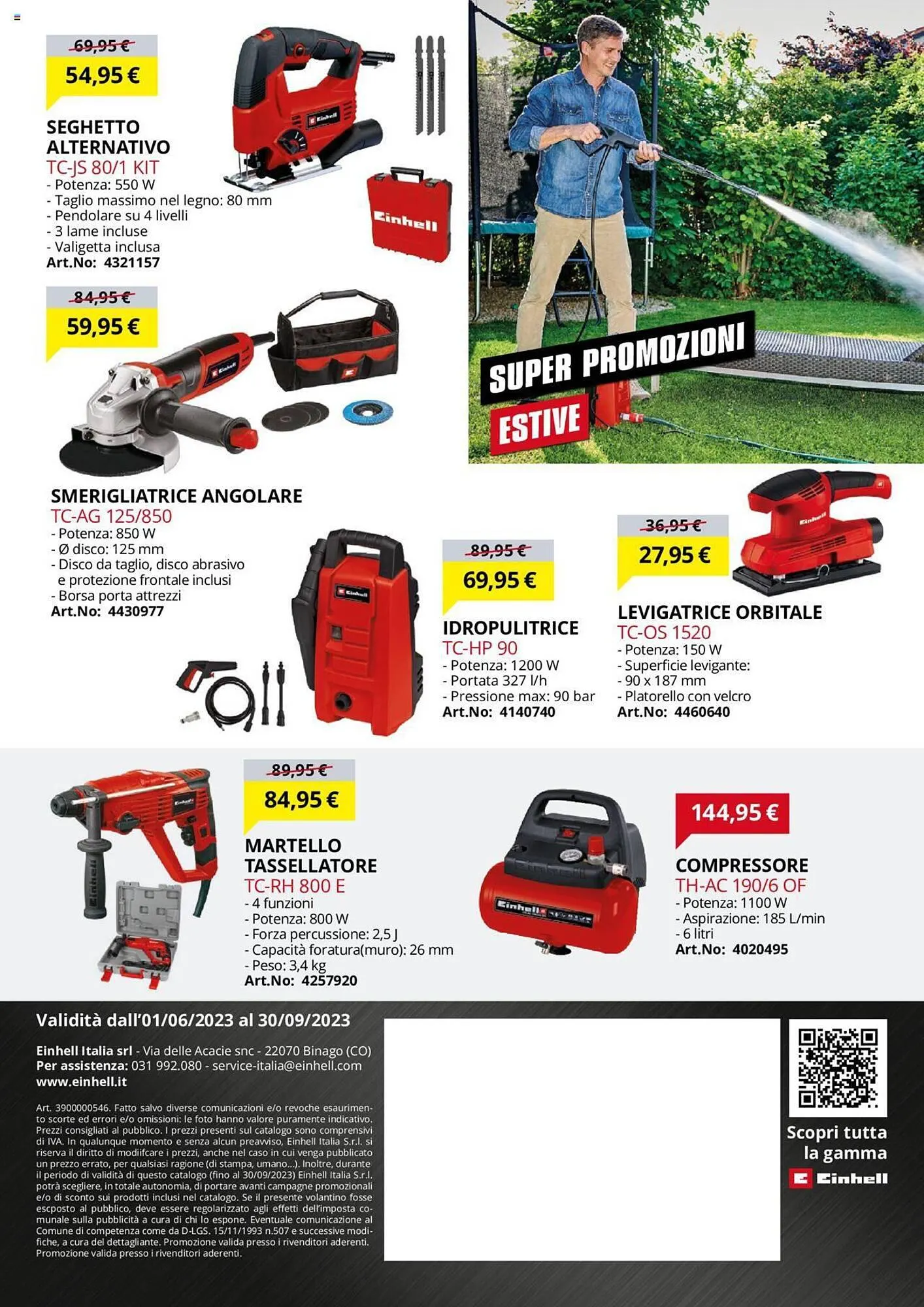 Volantino Einhell da 1 giugno a 30 settembre di 2023 - Pagina del volantino 16