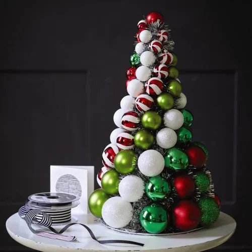 Coloured Bauble Tree