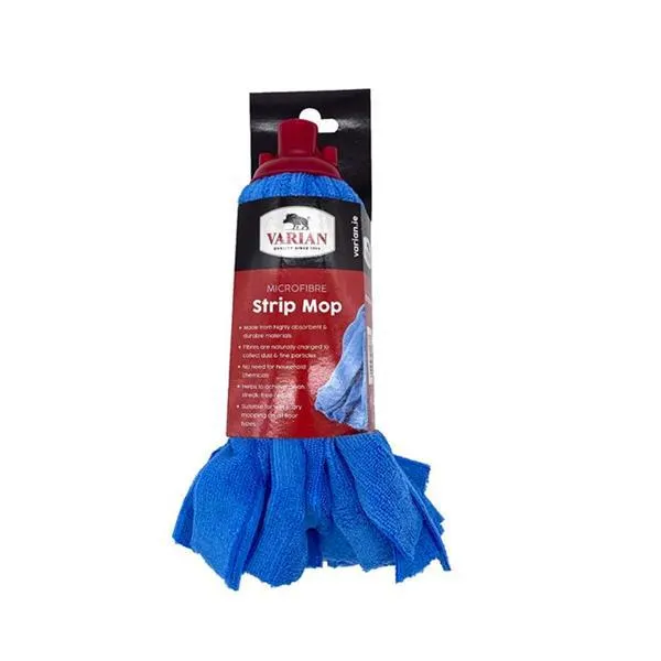 Red Microfibre Strip Mop Refill