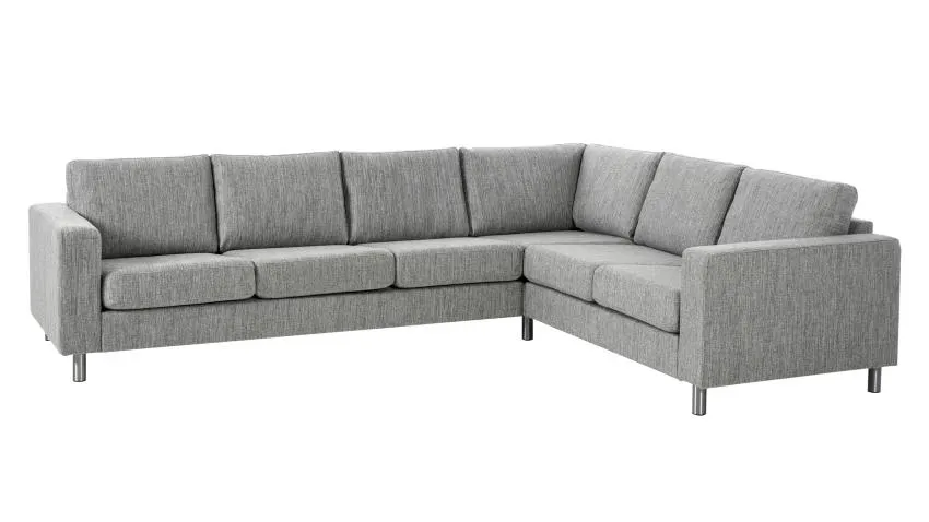 DALTON-kulmasohva Simone-kangas, harmaa