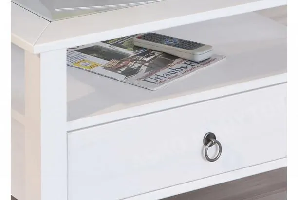 Konferenčný stolík Provence, bielená borovica