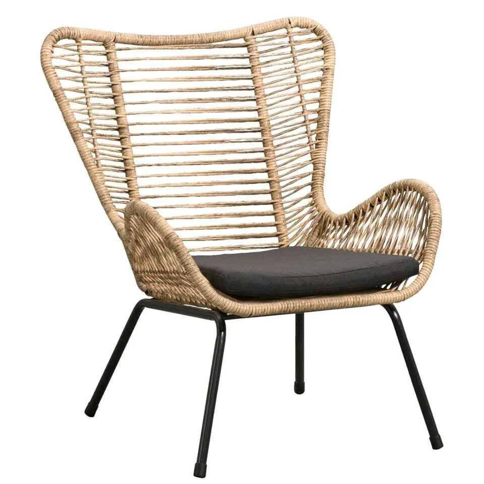 Le Sud loungefauteuil Monte Carlo - naturelkleur