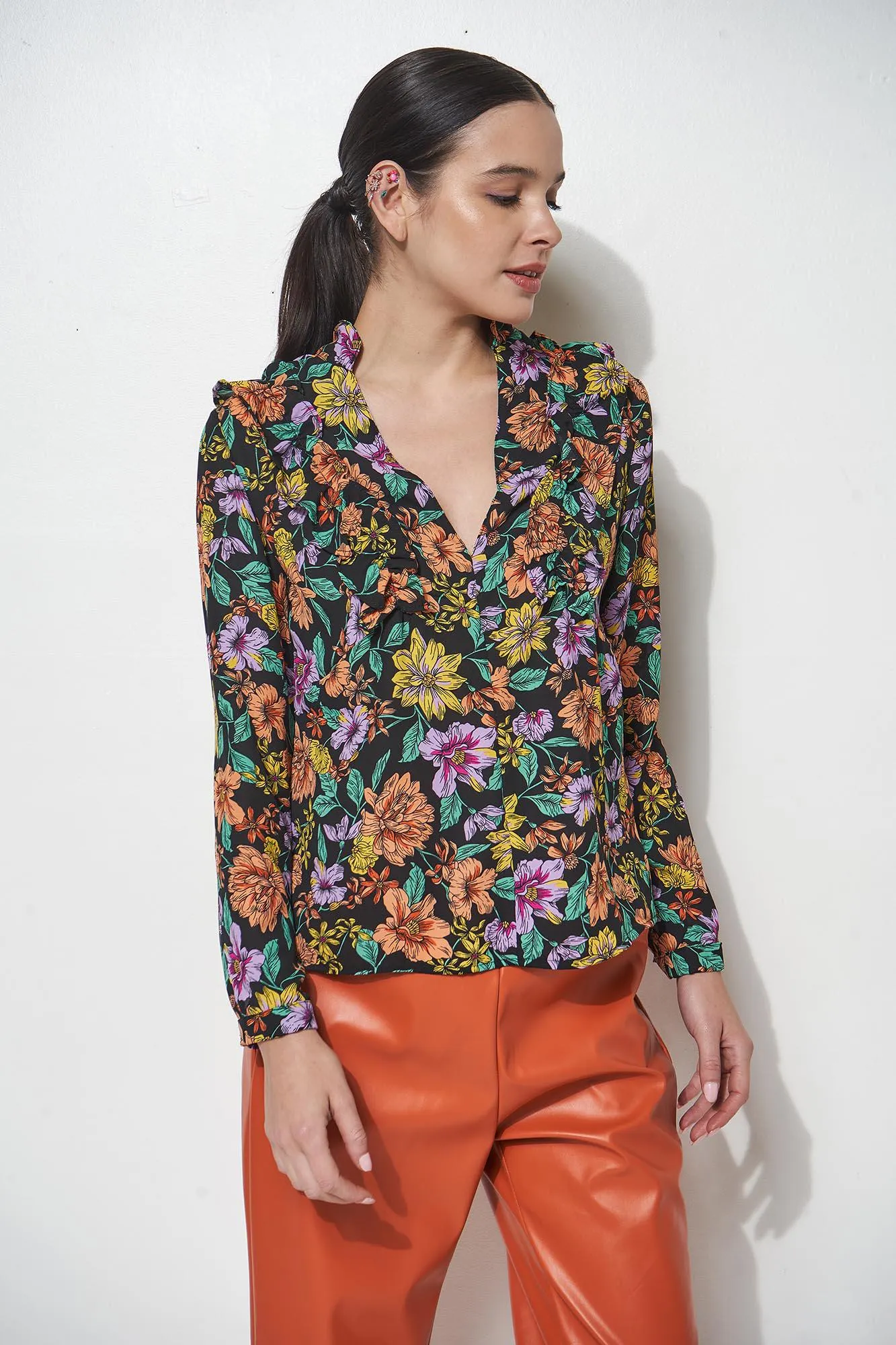 BLUSA HARING LIBERTY NEGRO