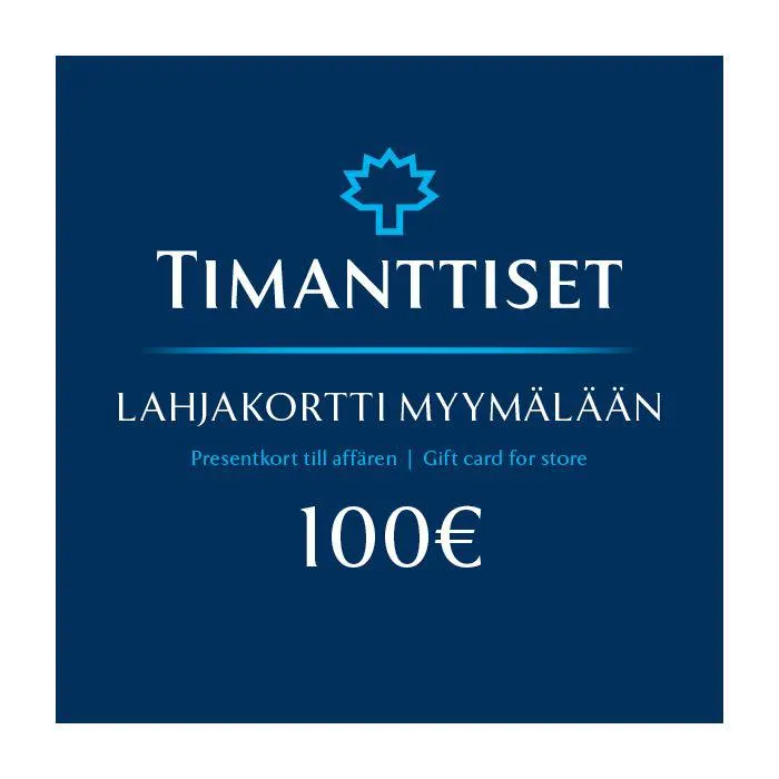 Lahjakortti myymälään 100 €