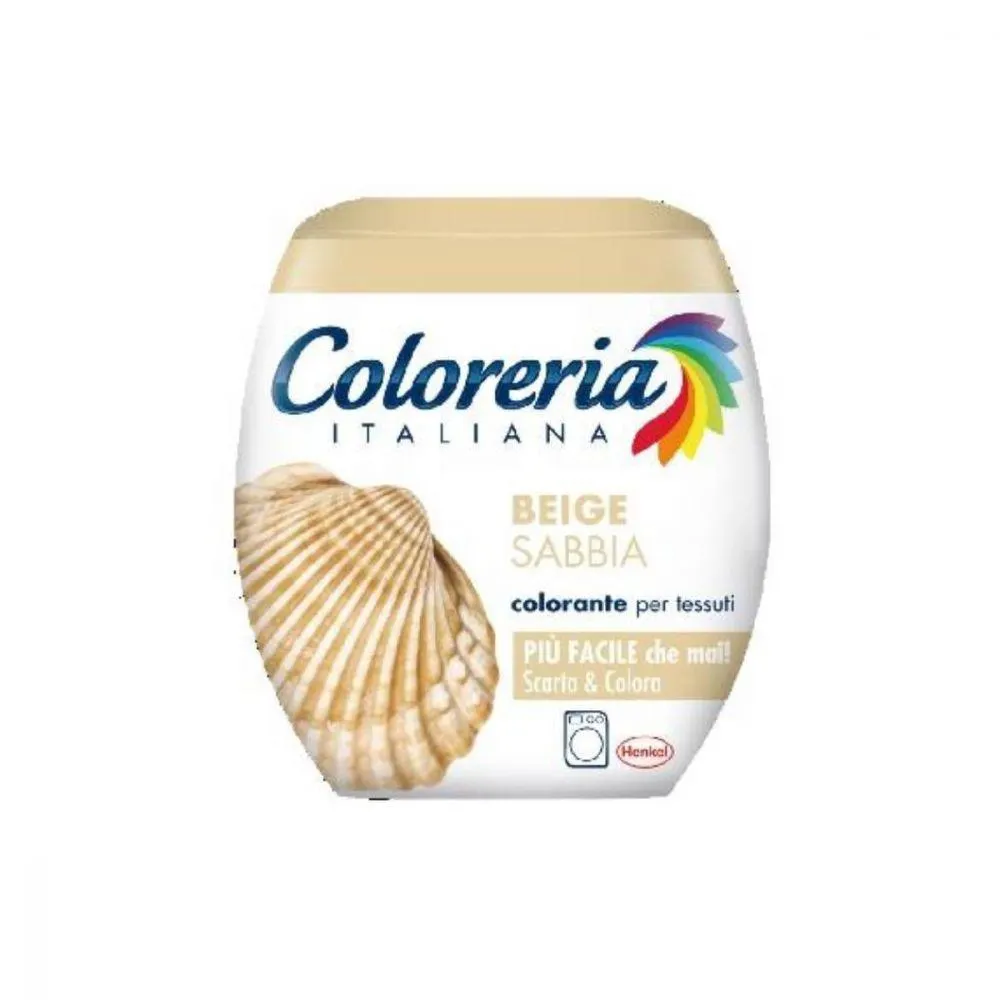 COLORERIA ITALIANA Colorante Tessuti Beige Intenso Sabbia