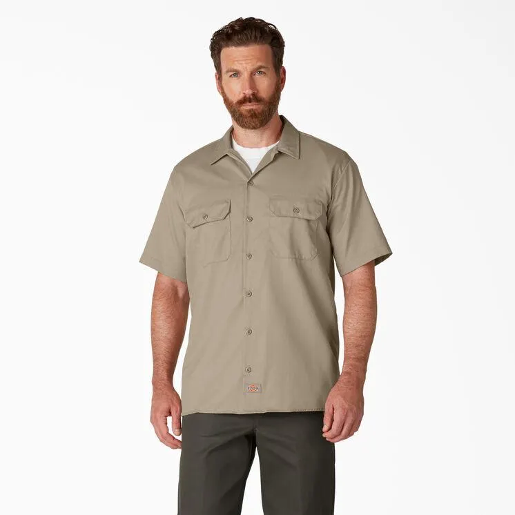 Short Sleeve Work Shirt, Desert Sand