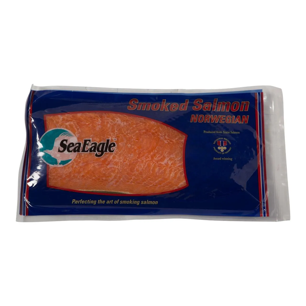 Zalmfilet Noors gerookt, getrancheerd