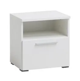 valkoinen yöpöytä 45x47 cm