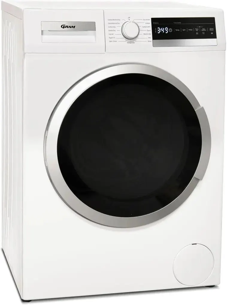 Gram kuivaava pyykinpesukone 8/6kg WDD 786014-90/1 valkoinen