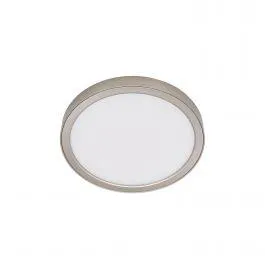 FARETTO INCASSO MANOA METALLO SILVER D12.3 CM LED 9W LUCE CALDA E NATURALE IP44