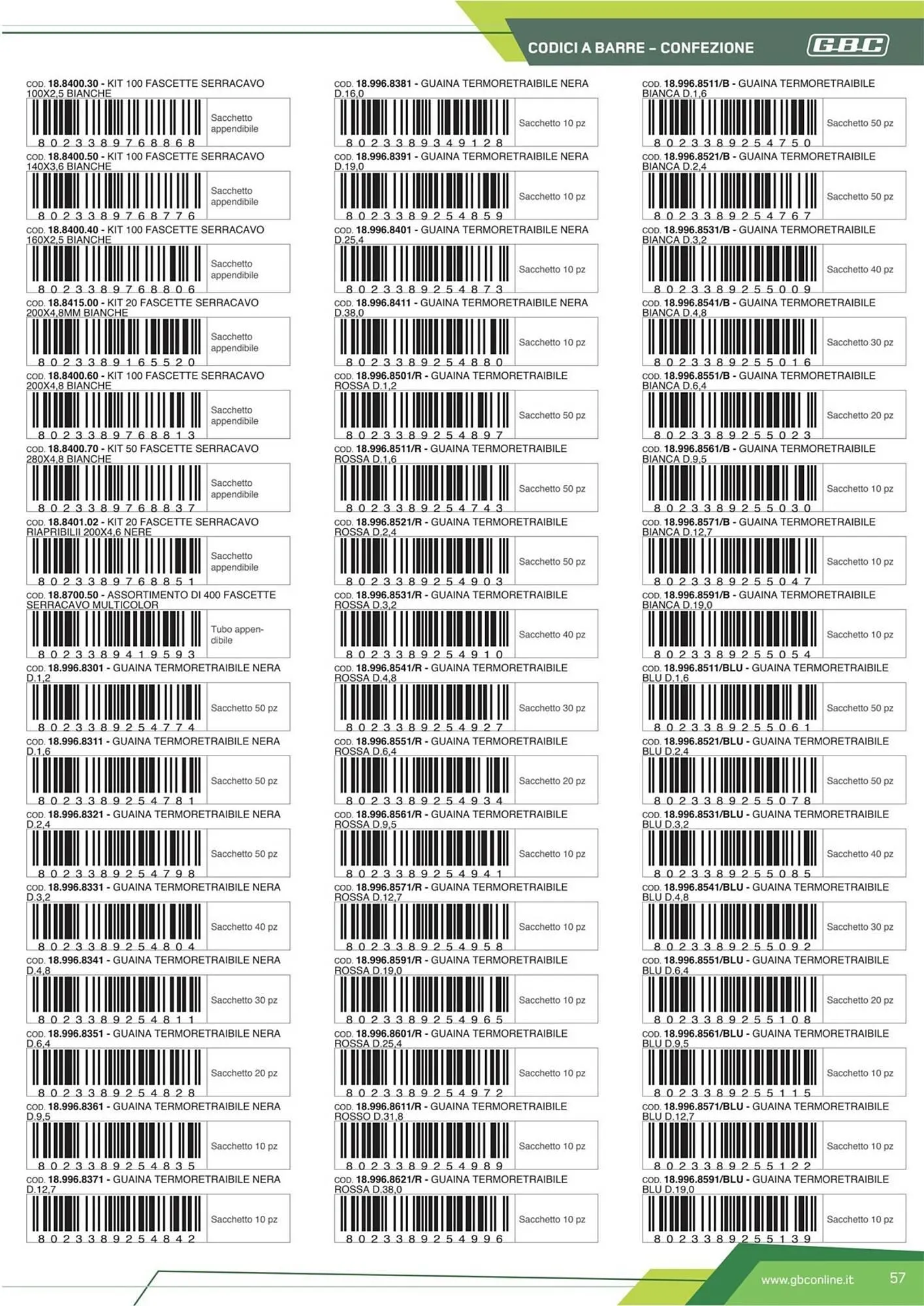 Volantino Gbc da 21 febbraio a 31 dicembre di 2023 - Pagina del volantino 57