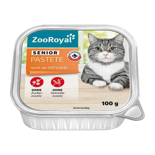 ZooRoyal Senior Pastete Reich an Geflügel