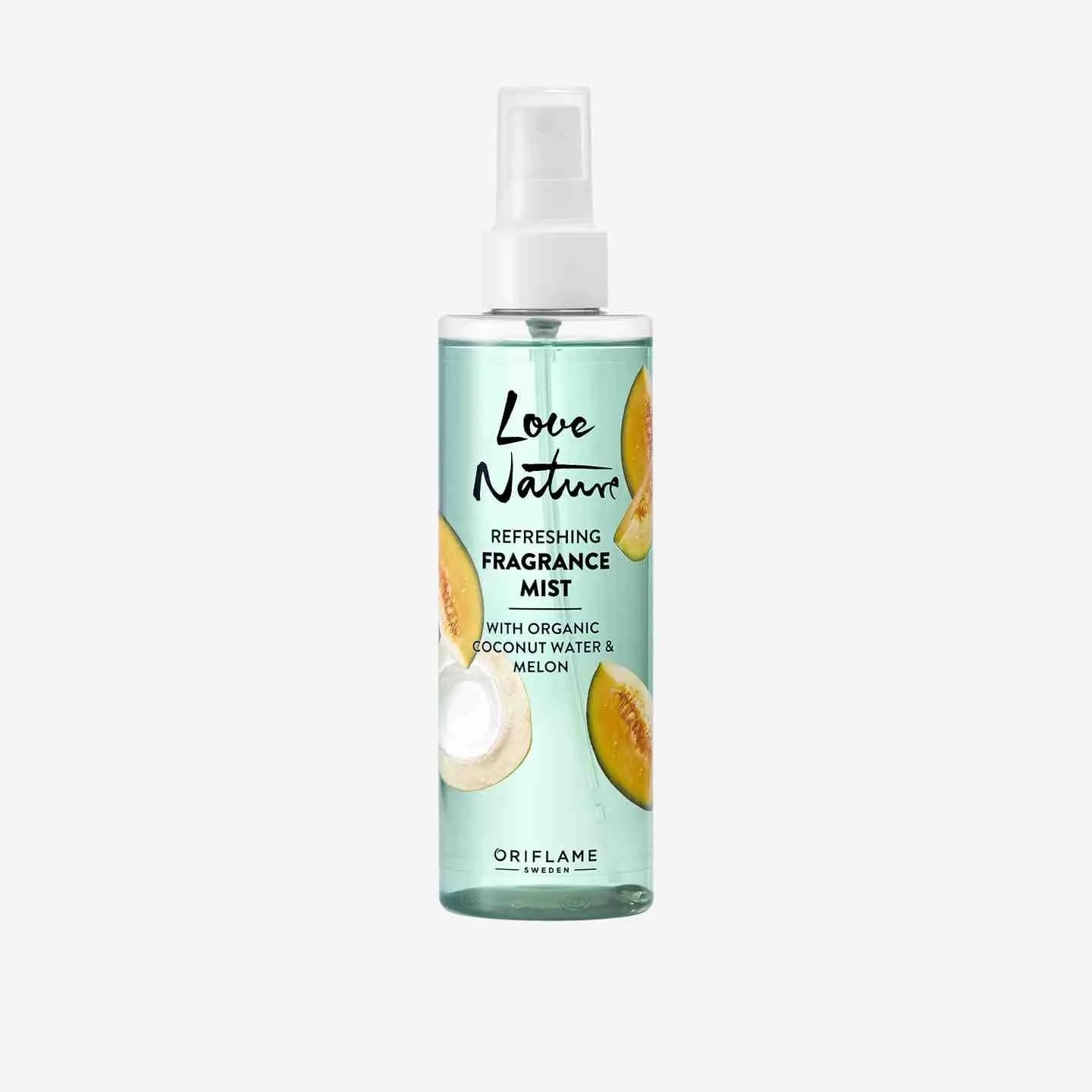 Fragancia Corporal Refrescante con Agua de Coco y Melón Orgánicos Love Nature