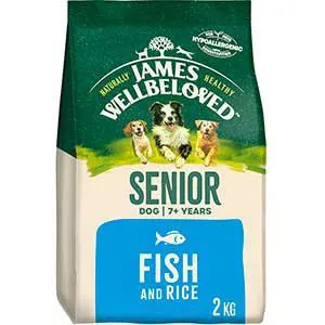 James Wellbeloved Dry Senior Dog Food Fish & Rice 2kg