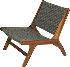 Enne Garden Lecce -lepotuoli, akaasiapuu/harmaa