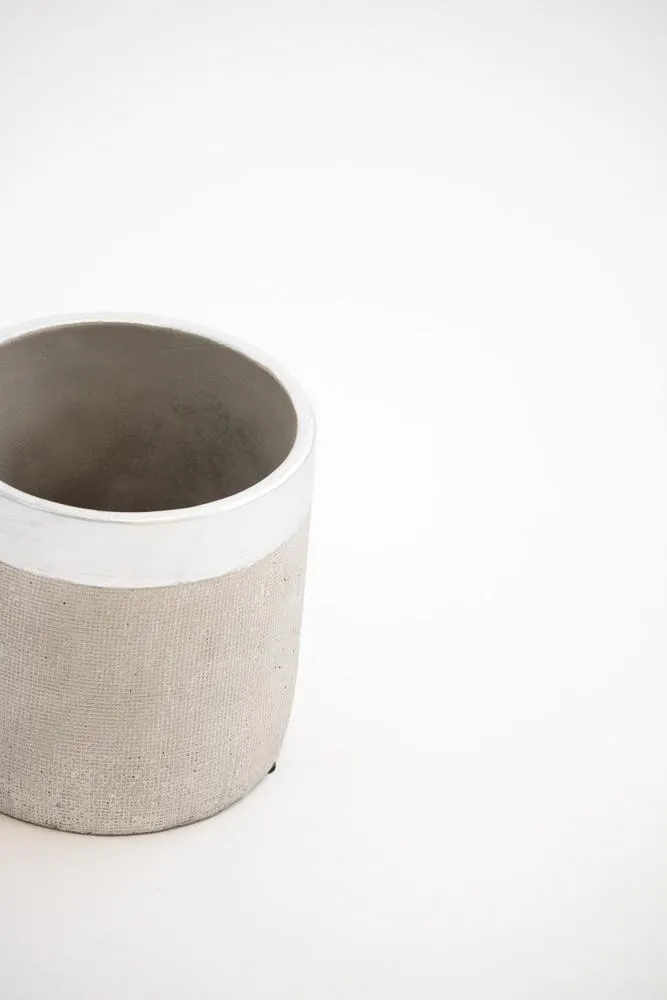 Maceta Jaisalmer Plateada