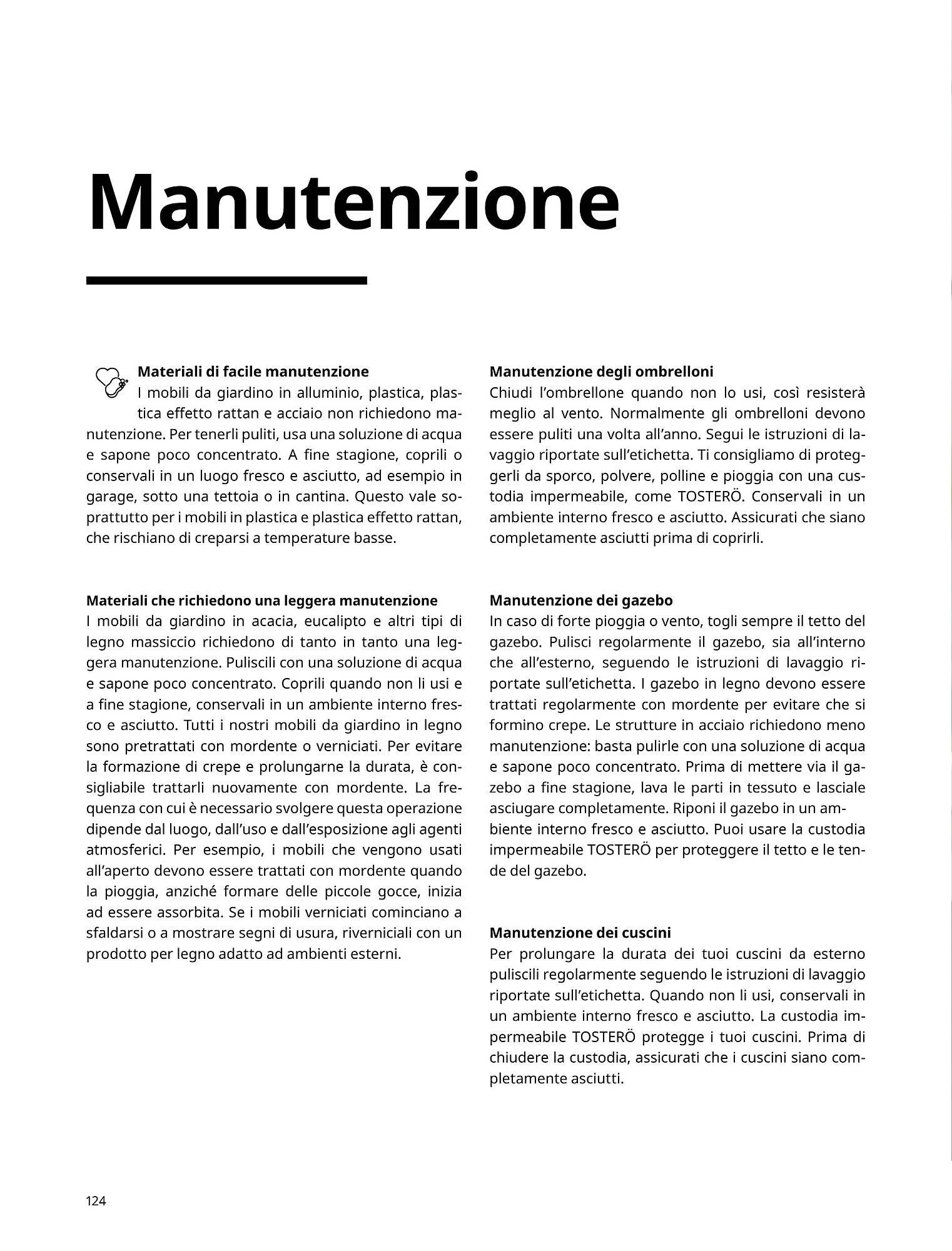 Volantino IKEA da 10 marzo a 30 settembre di 2023 - Pagina del volantino 124