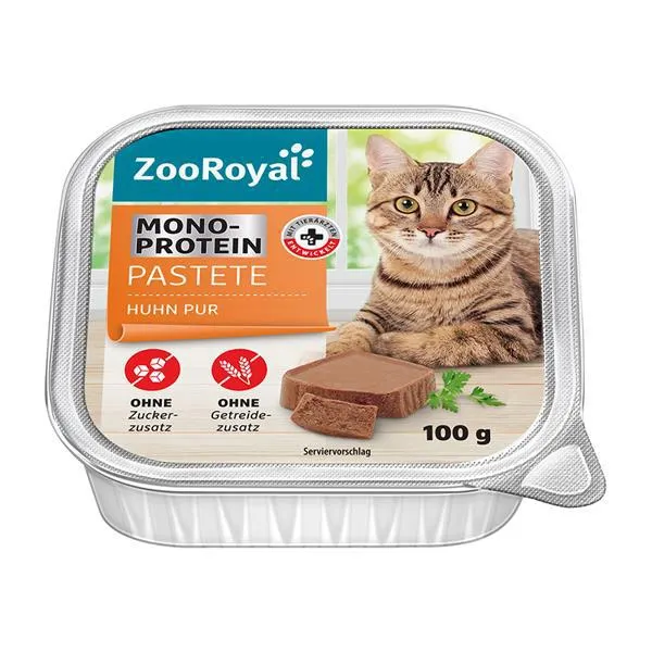 ZooRoyal Mono-Protein Pastete Huhn Pur