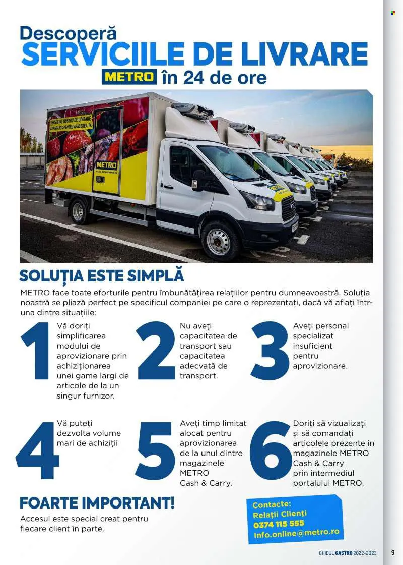 Catalog Cataloage Metro - 21.01.2022 - 31.12.2023. de la 21 ianuarie până la 31 decembrie 2023 - Revista Pagina 9