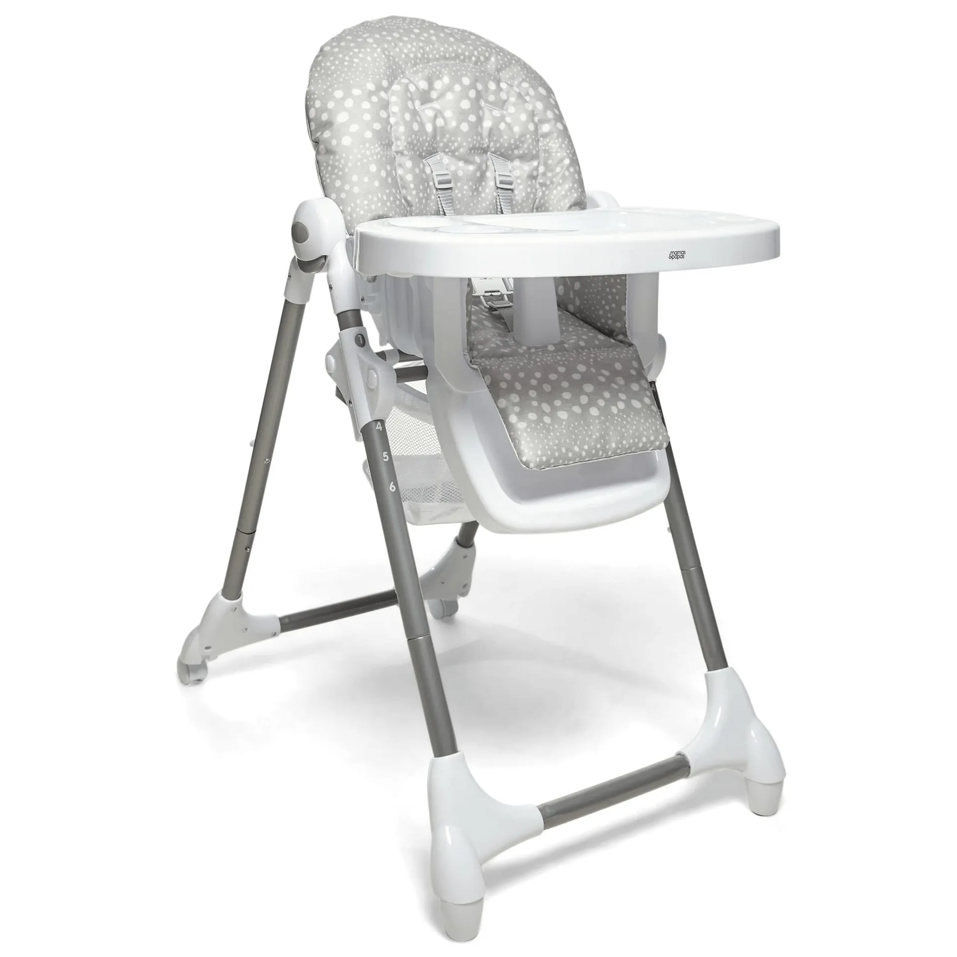 Mamas & Papas Snax Highchair Grey Spot