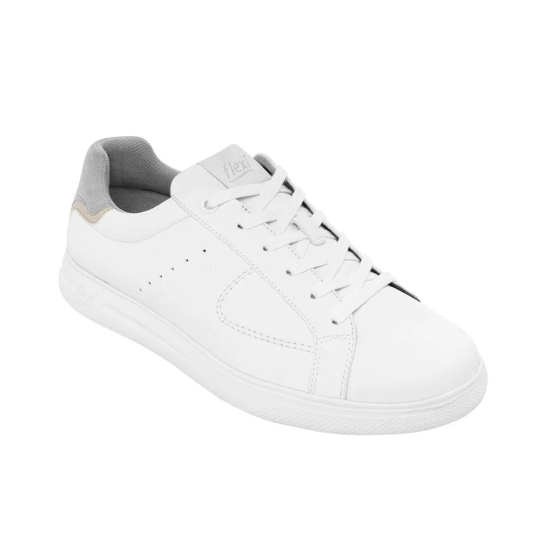 Tenis Para Hombre Flexi Estilo 401216 Blancos Casuales