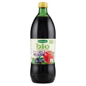 Succo Mela E Mirtillo Bennet Bio Bottiglia