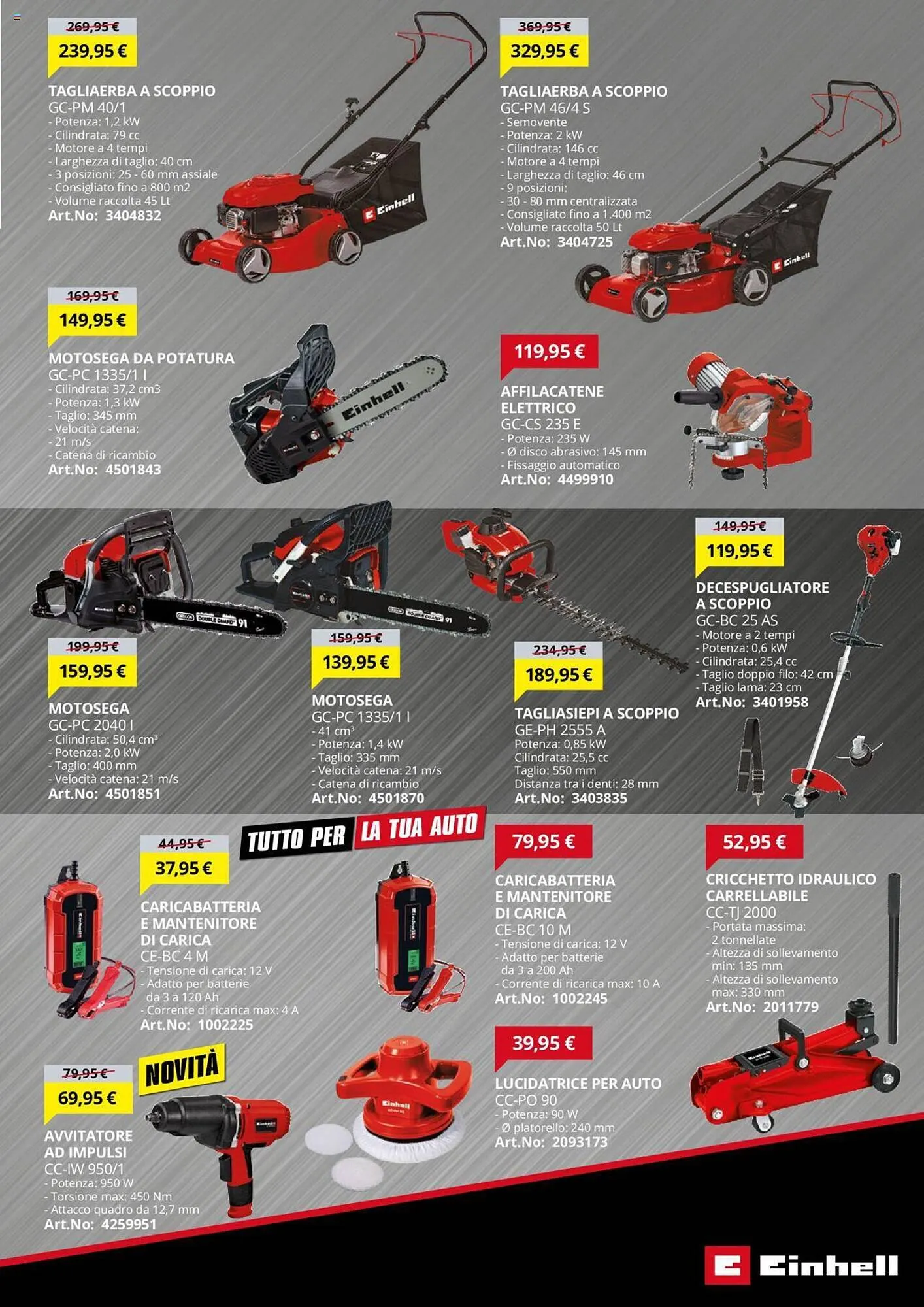 Volantino Einhell da 1 giugno a 30 settembre di 2023 - Pagina del volantino 15
