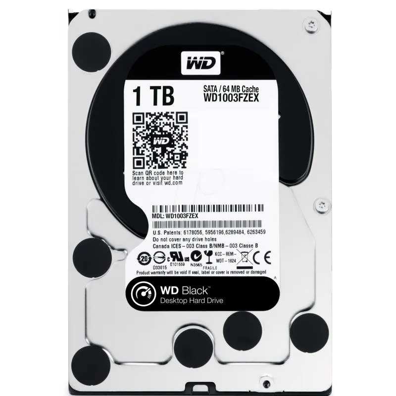 DISCO DURO 3.5" WESTERN DIGITAL 1TB SATA3 7200RPM