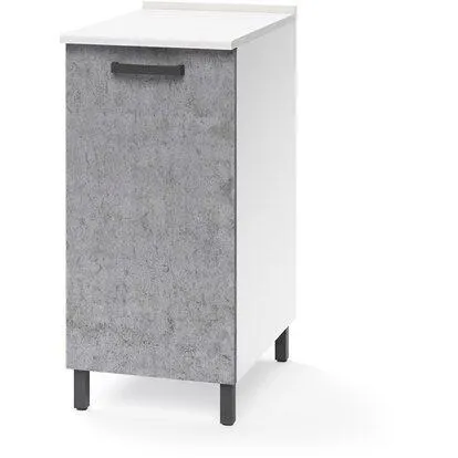 Base cucina 40 cm 1 anta cemento