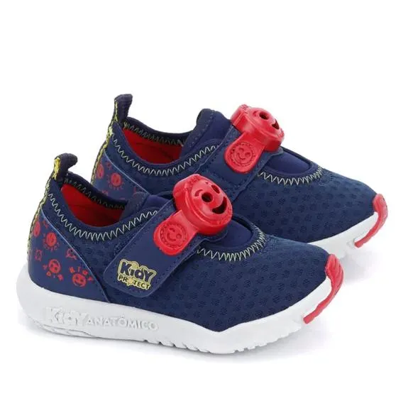 Tênis Infantil Kidy Protect Masculino - MARINHO/VERMELHO