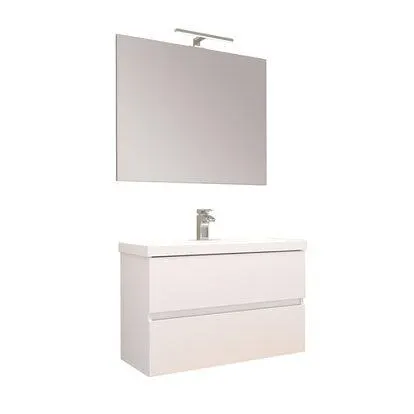 Composizione bagno 80x39 cm bianco