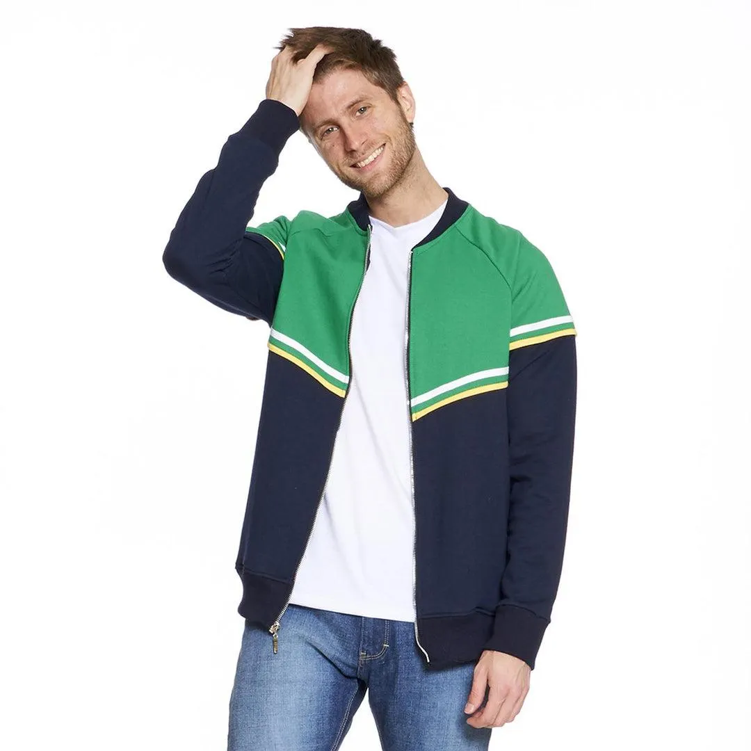 Chamarra Para Hombre Casual Deportiva Marino Con Bolsas Cómoda 770215