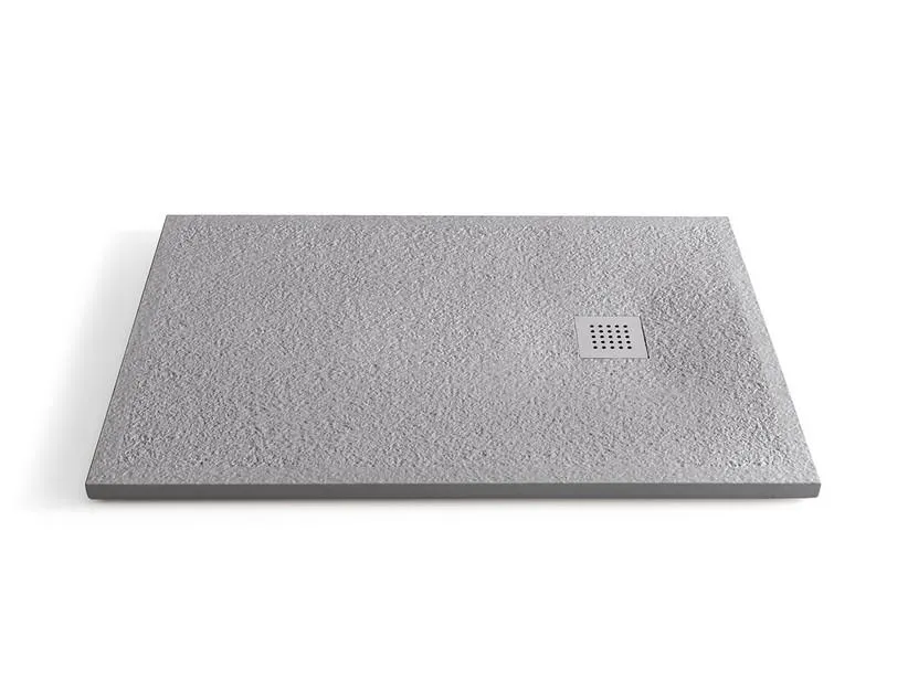 SASSO SHOWER TRAY 100X80 cm CERAMIC GREY