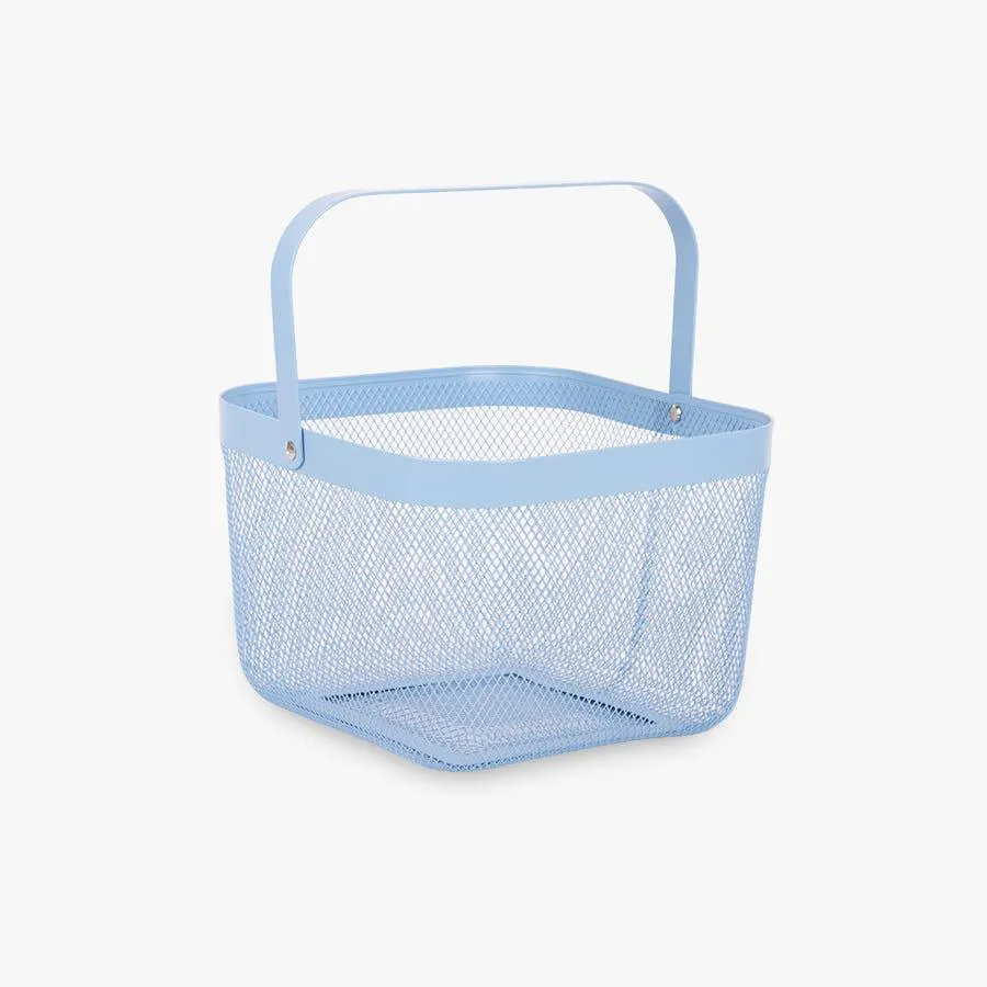 Cesto Ferro Az 25x25cm VICHY