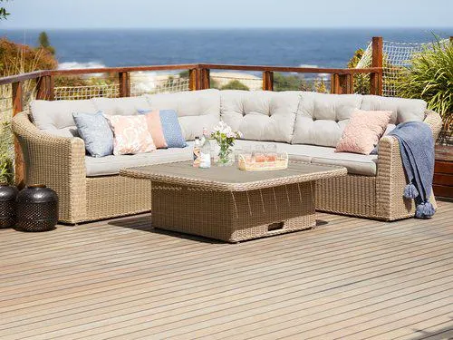 Set lounge TAMBOHUSE 5 posti naturale