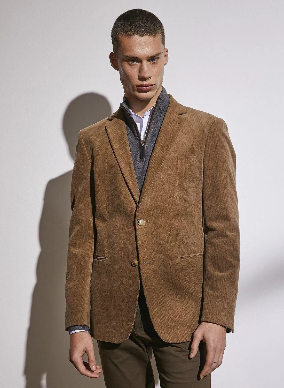 Saco formal corderoy