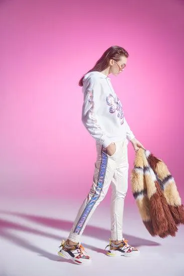 BAS HOOD YELLOW WHITE