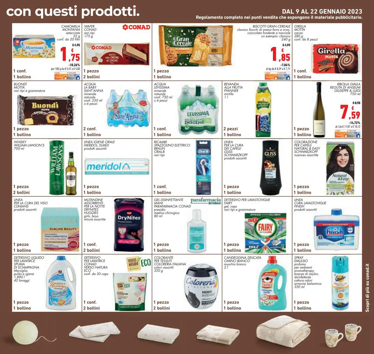 Conad Volantino attuale da 4 gennaio a 1 febbraio di 2024 - Pagina del volantino 23