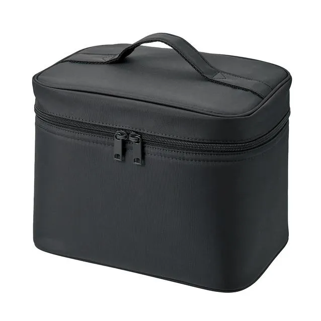 Nylon Make-up Box, W 24 x D 16.5 x H 18 cm, M, Black