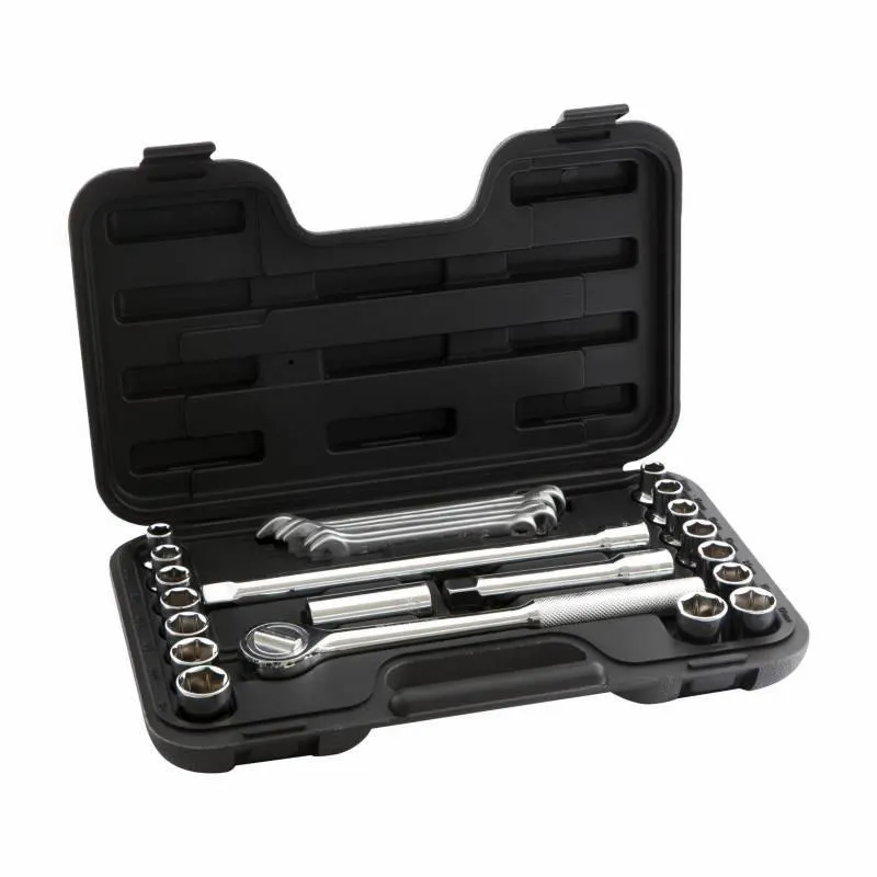 Set 25 Llaves y Dados 1/2" Milimetros/Pulgadas Stanley