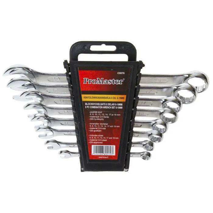 Kiintolenkkiavainsarja 8-osainen