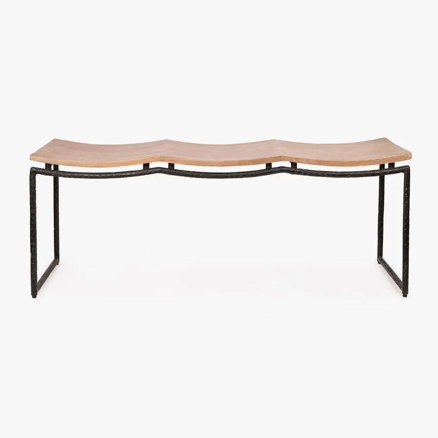 Banco madeira 120x35x46 cm NAMUR