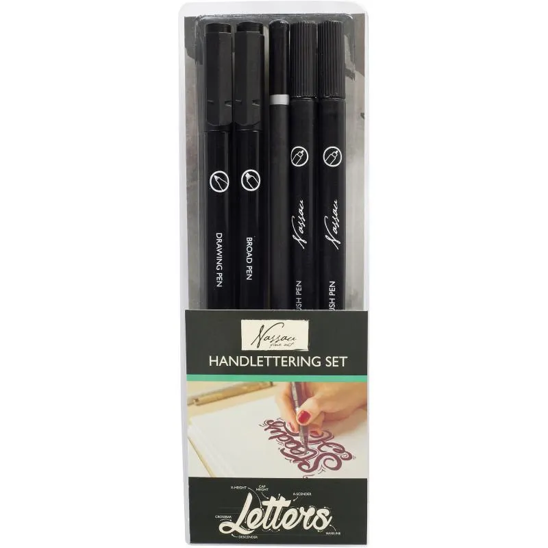 Kynäsetti Nassau Fine Art Handlettering
